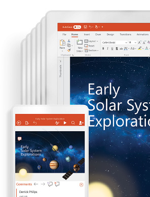 Office 365 Home Screens